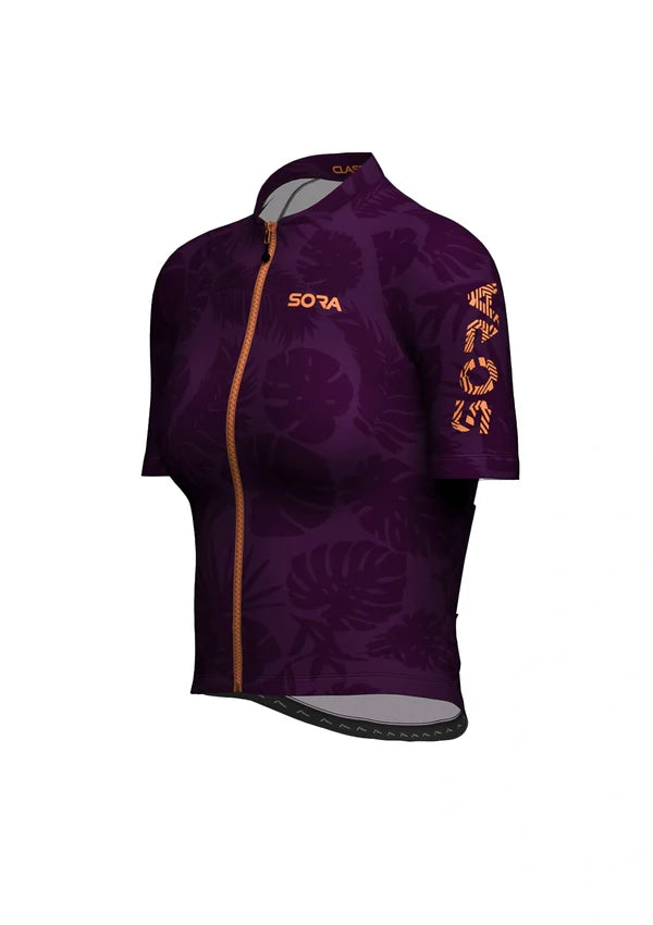Sora Purple Women's Classic Cycling Jersey