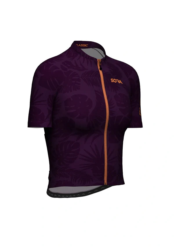 Sora Purple Women's Classic Cycling Jersey