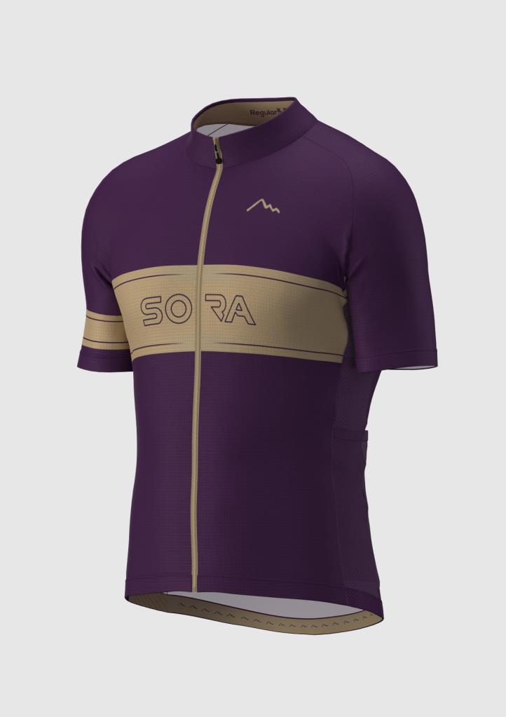 Sora Purple-Cream Regular 3.0 Cycling Jersey 