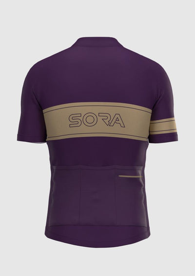 Sora Purple-Cream Regular 3.0 Cycling Jersey 