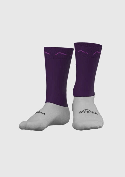 Sora Purple Pro Light Cycling Socks 