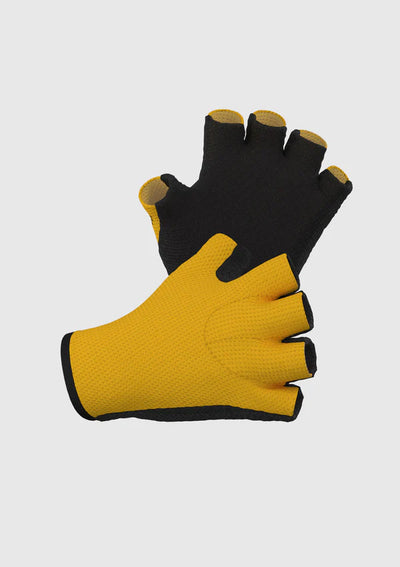 Sora Yellow Aero Light 2.0 Cycling Gloves 