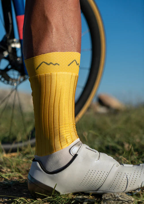 Sora Yellow Pro Light Cycling Socks