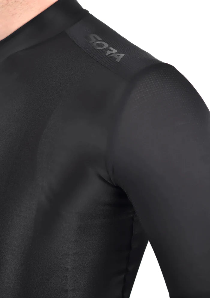 Sora Black Pro Team Zone Cycling Jersey 