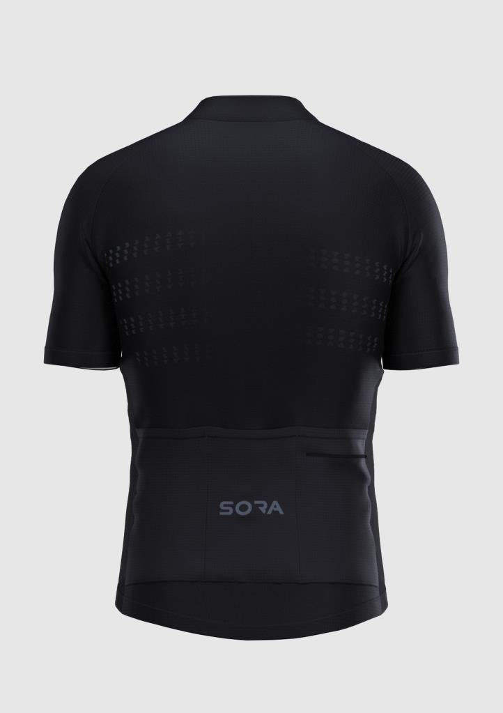 Sora Black Regular 3.0 Cycling Jersey
