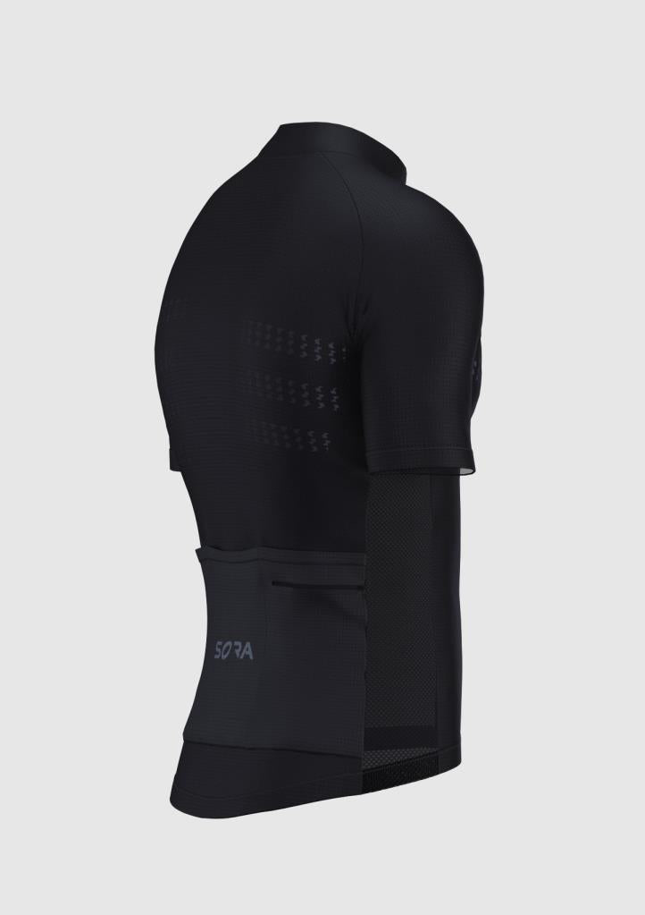 Sora Black Regular 3.0 Cycling Jersey