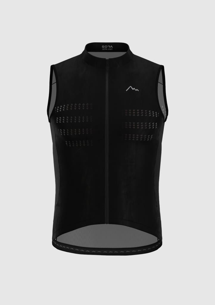 Sora Black Ultra Light Cycling Vest