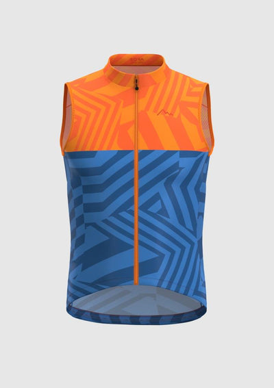 Sora Orange-Blue Ultra Light Cycling Vest