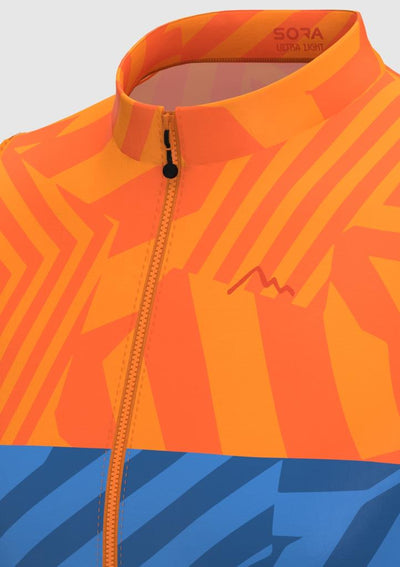 Sora Orange-Blue Ultra Light Cycling Vest