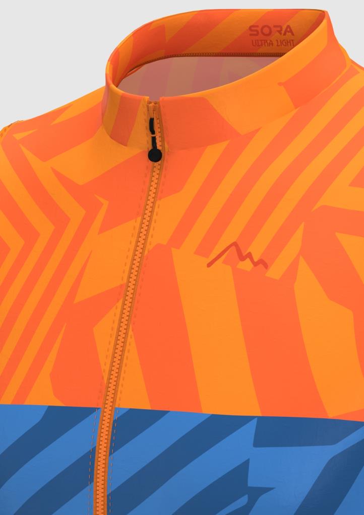 Sora Orange-Blue Ultra Light Cycling Vest