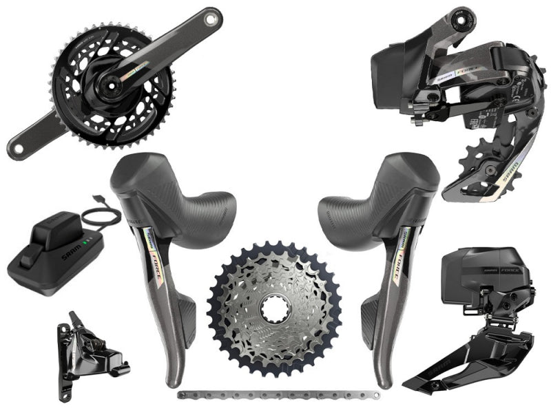 SRAM Force AXS Yol Bisikleti Vites Grup Set 2x12 | 48-35 -172.5mm 10-33 Kaset
