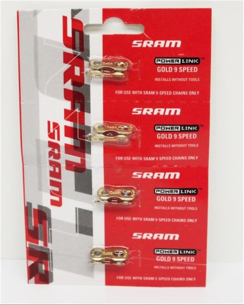 Sram Power Link-9 (4 шт.) Цепной замок из 9 частей 