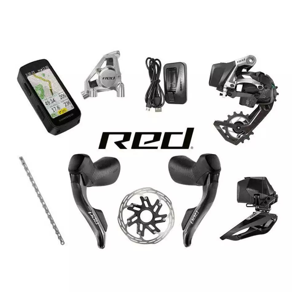 SRAM Red E1 AXS Powermeter Road Group Set 2x12 48-35 172,5 мм молоток 