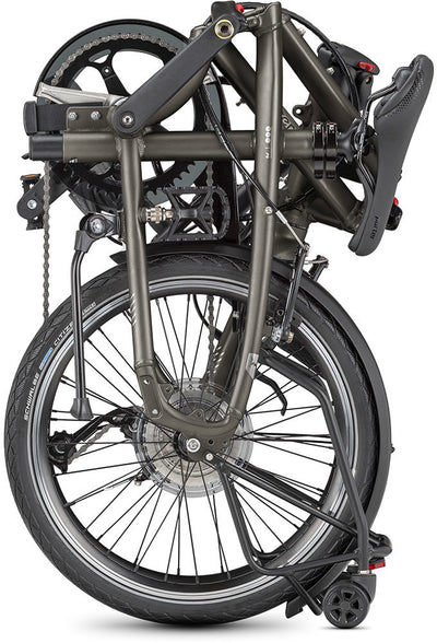 Tern BYB P8 20 Jant Katlanır Bisiklet 8 Vites Dark Bronze Çamurluk ve Bagajlı