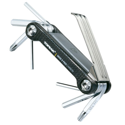 Topeak Mini 9 Pro Carbon Bisiklet Alyan Anahtar Seti Çantalı TT2552