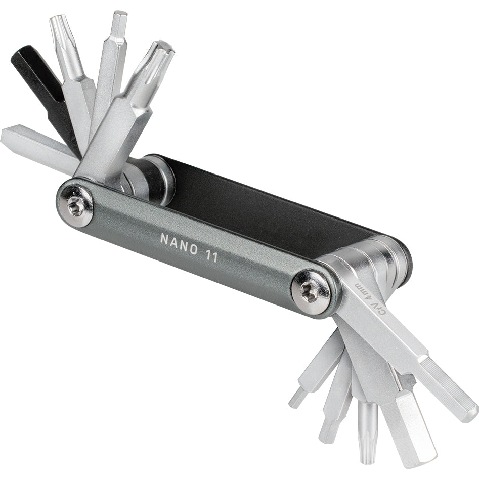 Topeak Nano 11 Alyen Anahtar Seti CNC Kesim 9 Fonksiyonlu TT2625 250501