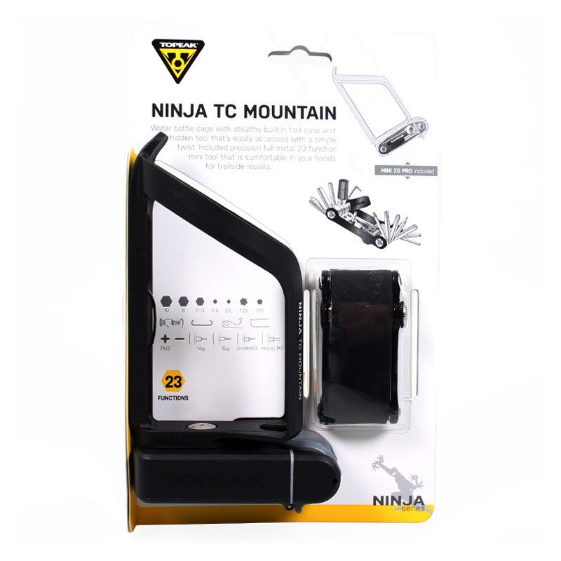 Велосипедная клетка для бутылки с водой Topeak Ninja TC с набором шестигранных головок