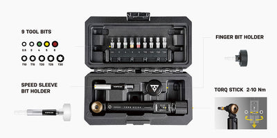 Динамометрический инструмент Topeak Torq Stick Pro 2-10 9 бит TT2600 250493