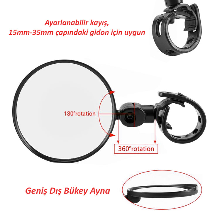Ugr Bisiklet Aynası TT 3011 AYN-120