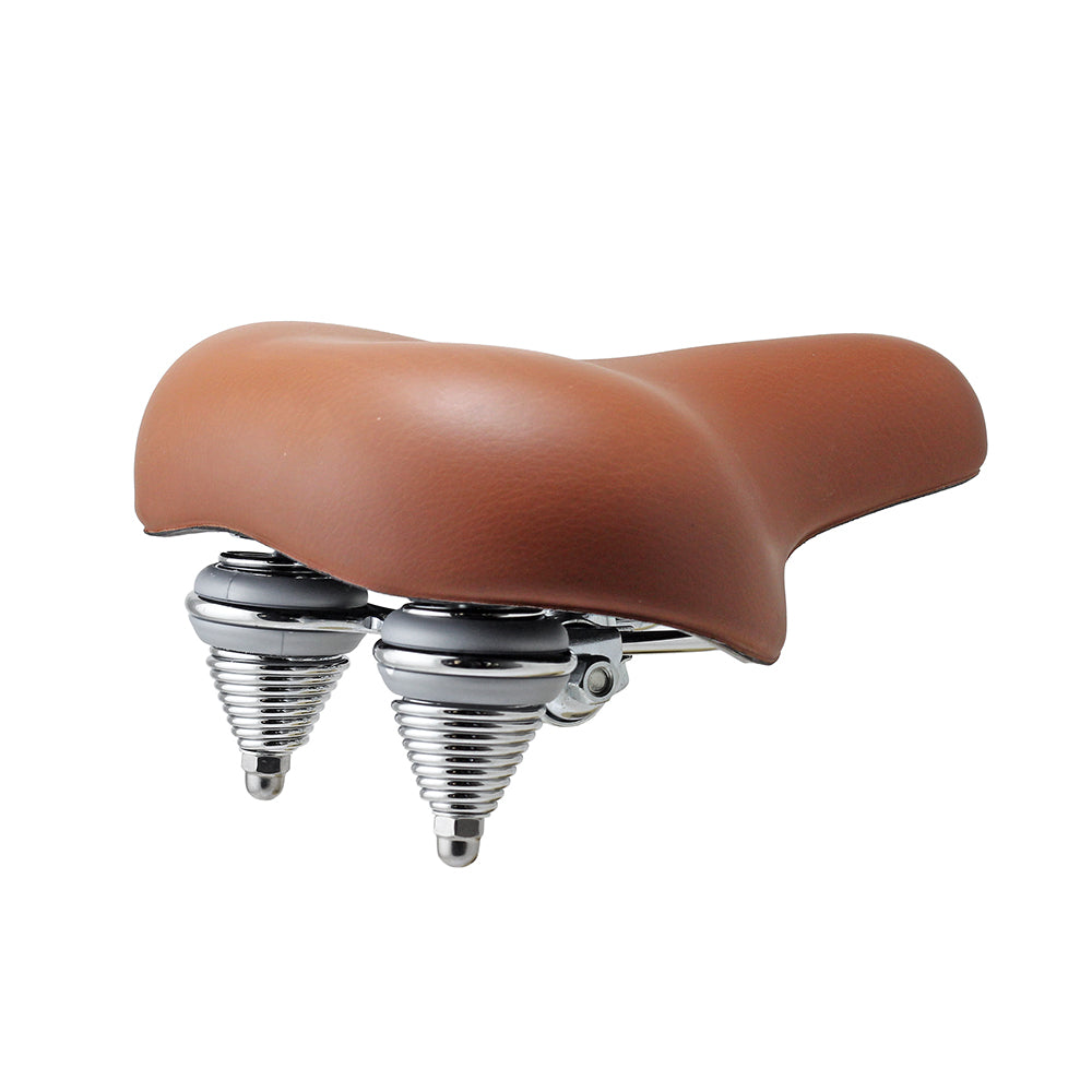 UGR KNUS Kahverengi Yaylı Bisiklet Selesi KS-9029 22x26cm SLE-388