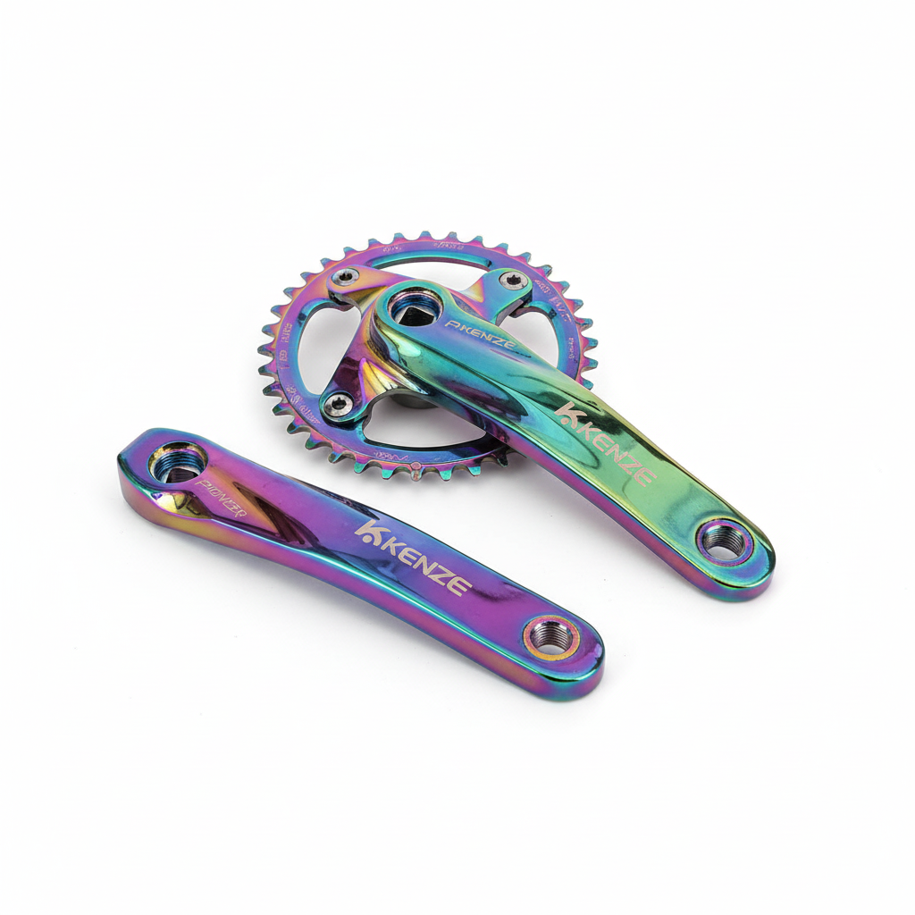UGR Tekli Aynakol Oilslick Rainbow 32T 170mm 10801