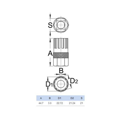 Unior Ruble Sökme Aleti 1670.1/4 Shimano Sram Sun Race Uyumlu 616062