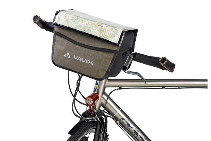 Vaude Aqua Deluxe Box Bicycle Handlebar Bag Waterproof Brown Black