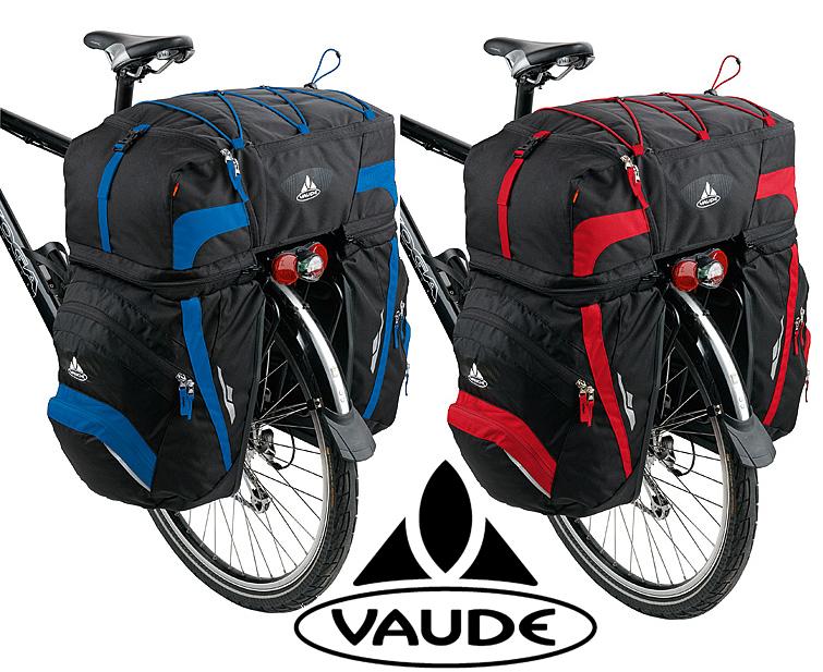 VAUDE KARAKORUM BICYCLE TOUR SADDLE 68 LT BLACK-RED