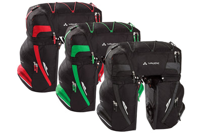 VAUDE KARAKORUM BİSİKLET TUR HEYBESİ 68 LT SİYAH-KIRMIZI