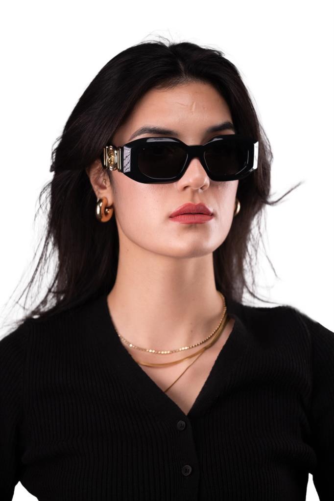 Versace 0VE4425U Sunglasses GB1/87 Black Dark Gray 54 Ekartman