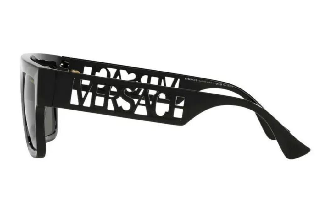 Versace 0VE4430U Polarized Sunglasses GB1/81 Black Polar Dark Gray