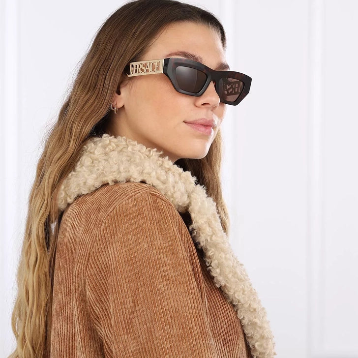 Versace 0VE4432U Sunglasses GB1/87 Black Dark Gray 53 Ekartman 