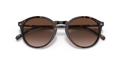 Мужские солнцезащитные очки Vogue Dark Havana Brown с градиентом 