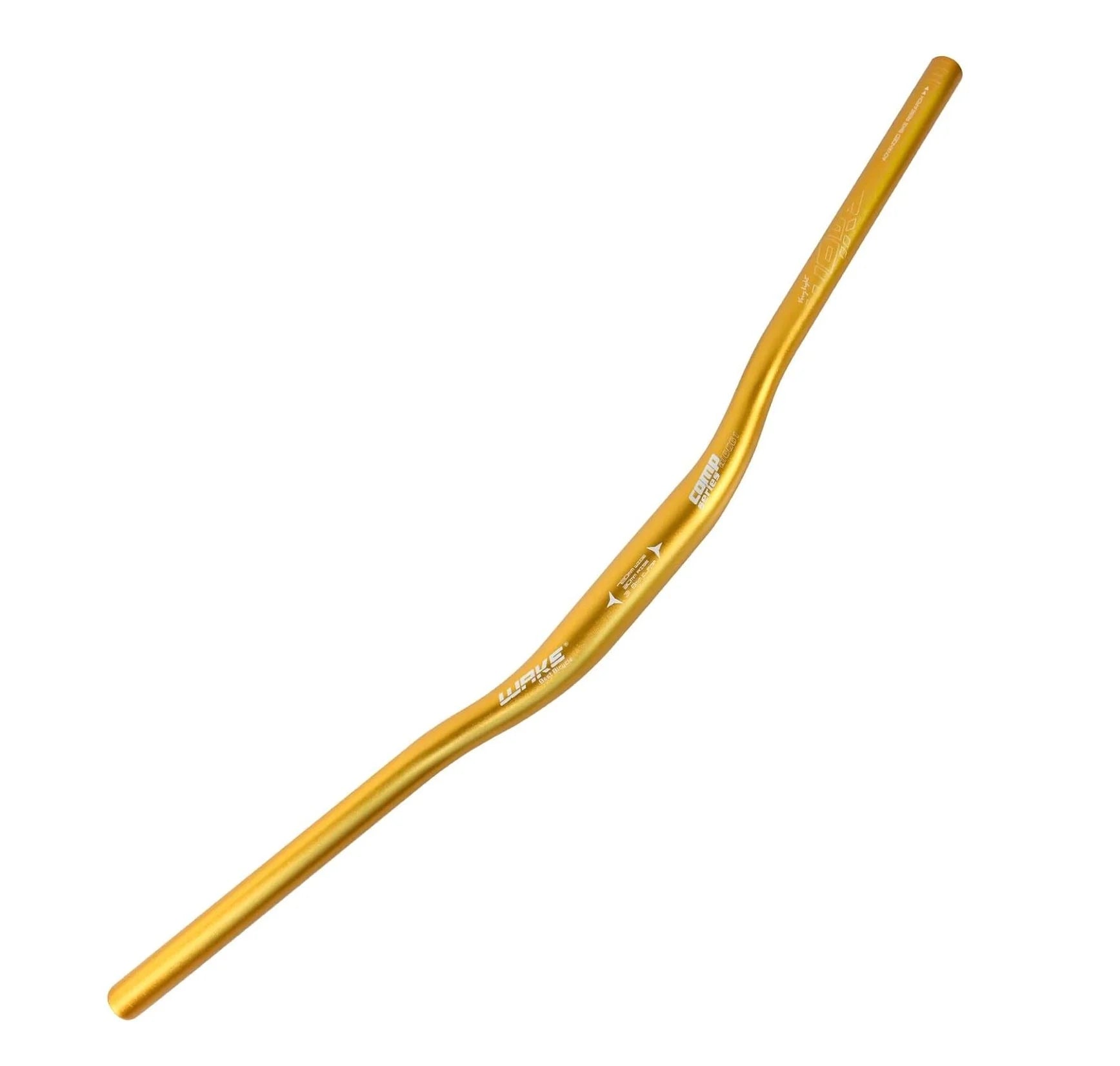 Wake Aluminum Handlebar 780mm Riser 31.8mm Gold
