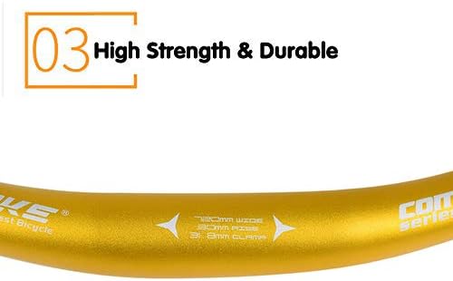 Алюминиевый руль Wake, 780 мм, подставка 31,8 мм, золотой