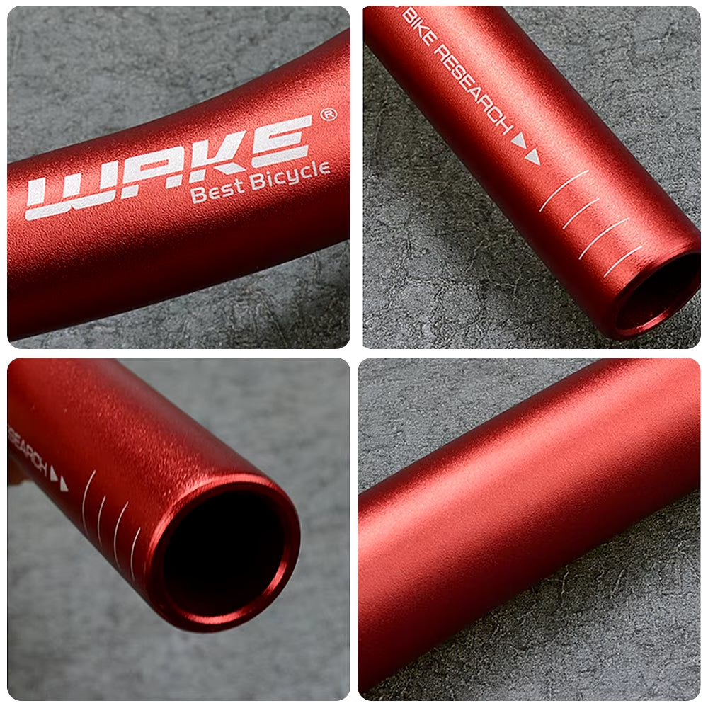 Wake Aluminum Handlebar 780mm Riser 31.8mm Red