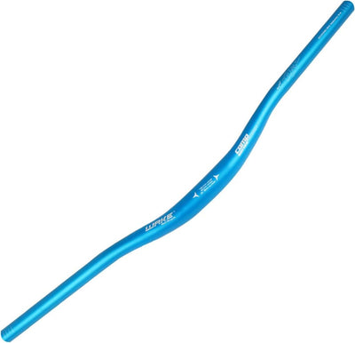 Wake Aluminum Handlebar 780mm Riser 31.8mm Blue