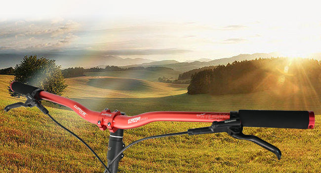 Wake Aluminum Handlebar 780mm Riser 31.8mm Blue