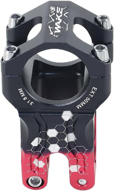 Wake Dual Color Handlebar Stem 50mm 31.8mm in Different Colors